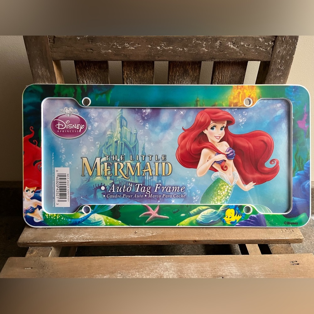 The Little Mermaid Licence Plate Frame